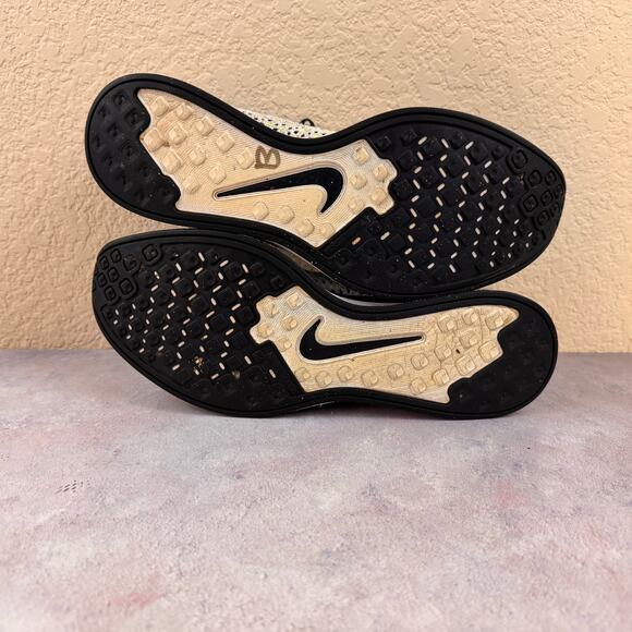 Nike Flyknit Racer 526628-011 Men's 9 Running Shoes Black White Volt Sneakers - Picture 6 of 16